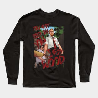 Shaun Of The Dead You Got Red On You Artwork Long Sleeve T-Shirt
